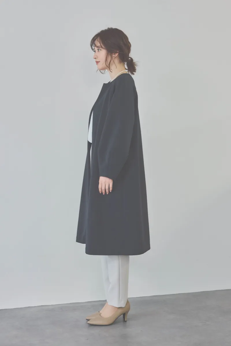 kaene ブラックのバックパールコート