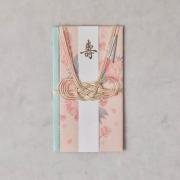 桃色の和の花金封ご祝儀袋
