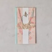 桃色の和の花金封ご祝儀袋