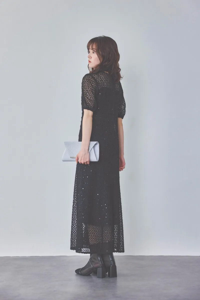 【関税込み】MISBHV ブラック Stella レース マキシドレス MISBHVのブラック Stella レース マキシドレスがセール中