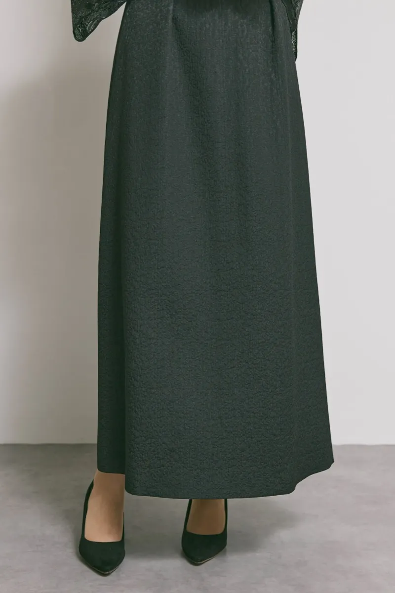 ブラックのブリエーレースジャガードドレス　L/eneak　[店頭販売価格 42,900円 ]