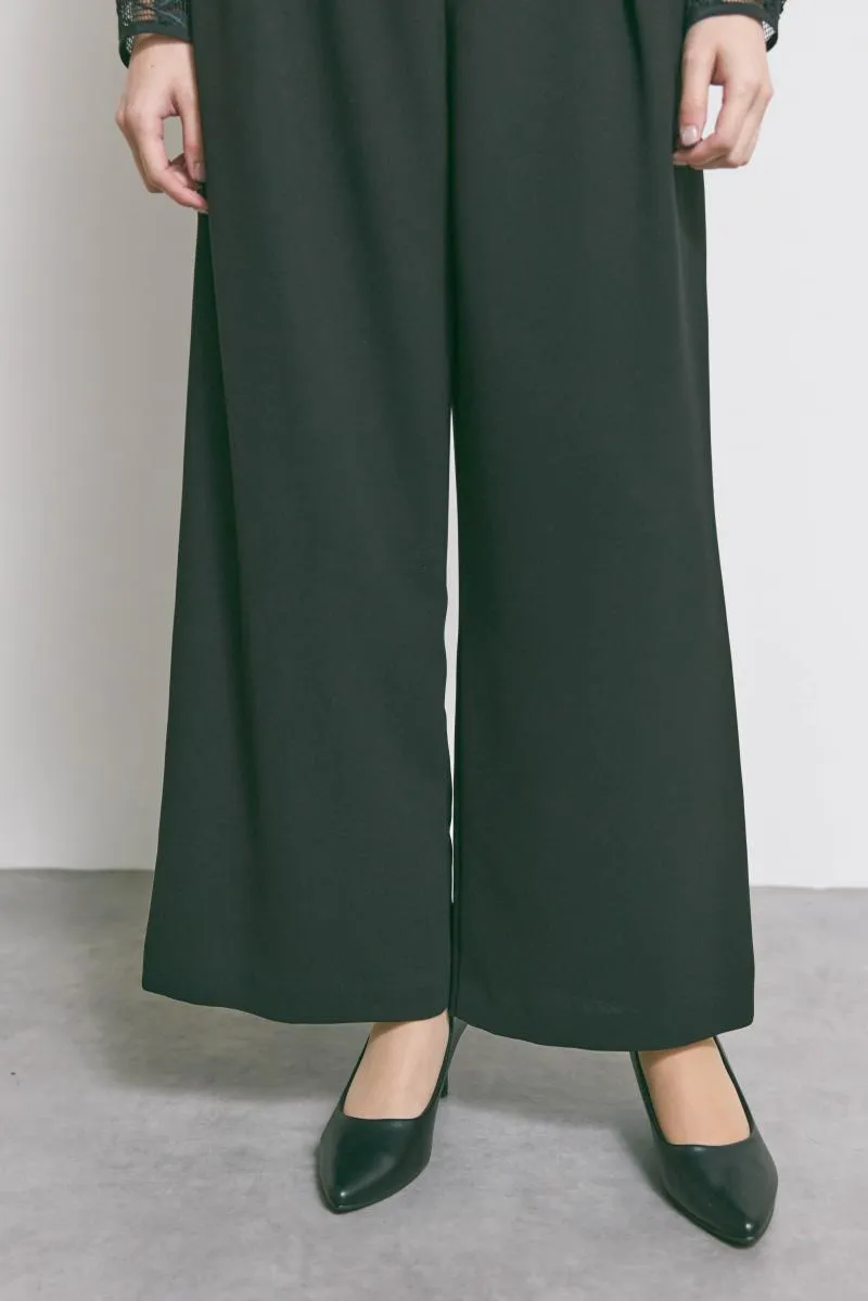 ブラックのエンブロイダリーフォーマルセットアップ　L/kaene